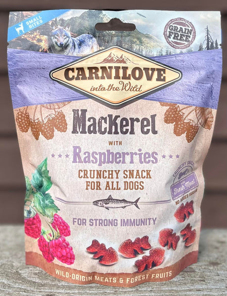 Carnilove Mackerel with Raspberries Small Bite Crunchy Snacks 200g