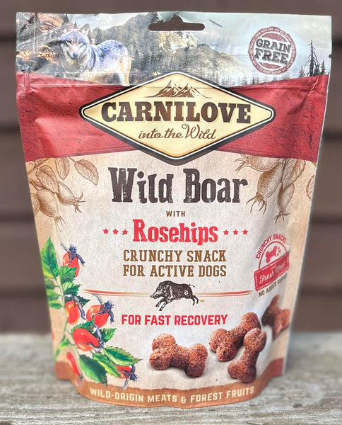 Carnilove Wild Boar with Rosehips Crunchy Snacks 200g