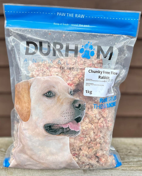 Durham Animal Feeds Chunky Freeflow Rabbit Mince 1kg