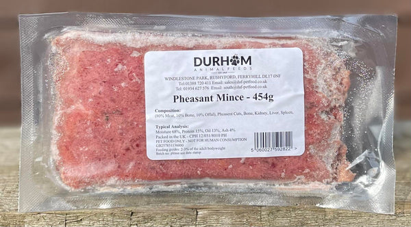 Durham Animal Feeds Pheasant Mince 454g