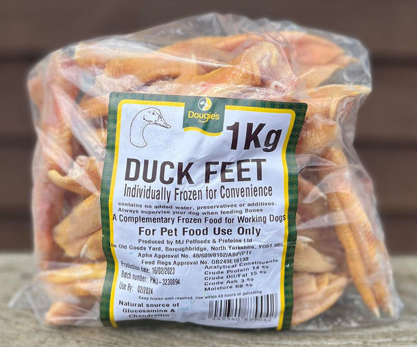 Dougie's Duck Feet 1kg