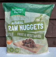 Natures Menu Natural Raw Nuggets Fruit & Vegetable 1kg