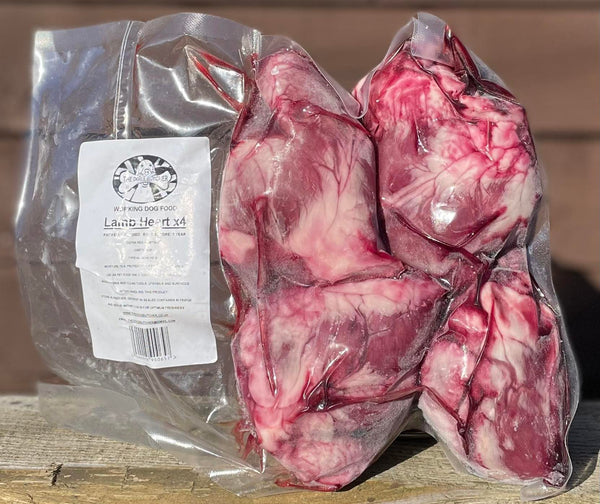 The Dogs Butcher Lamb Hearts 4 Pack