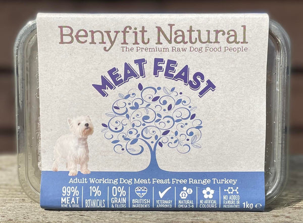 Benyfit Natural Meat Feast Turkey Complete 1kg