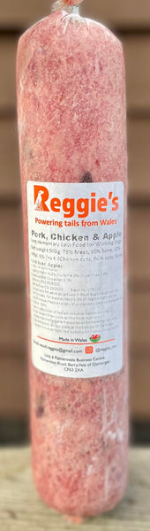 Reggie's Raw Pork, Chicken & Apple Mince 75/5/10/10 500g