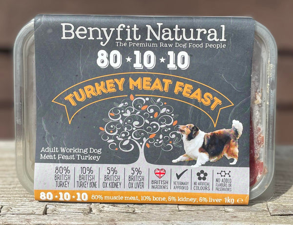Benyfit Natural 80/10/10 Turkey Meat Feast 1kg