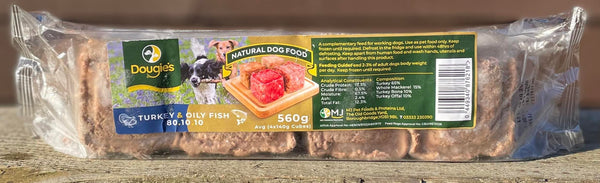 Dougie's 80/10/10 Turkey & Oily Fish 560g