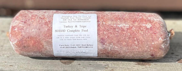 Birmingham Raw Turkey & Tripe Complete 454g