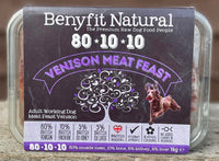 Benyfit Natural 80/10/10 Venison Meat Feast 1kg